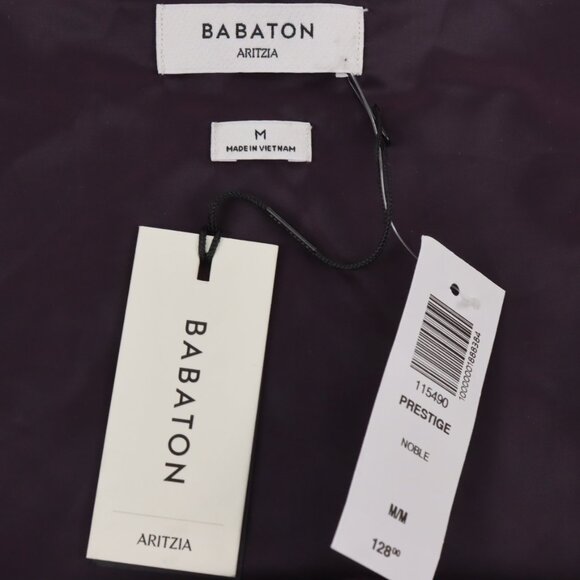 Aritzia Babaton Prestige Squareneck Crepe Mini Dress in Noble - Size Medium NEW - Picture 5 of 6